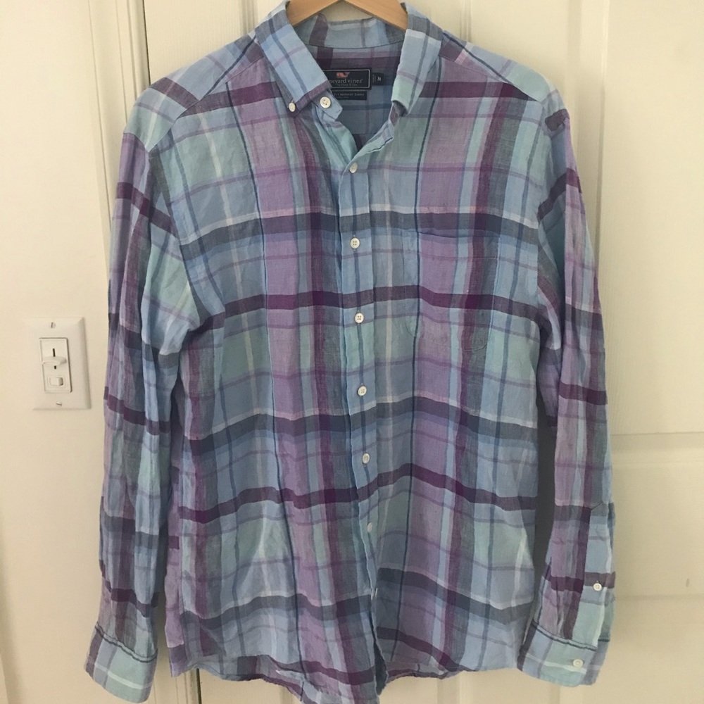 Vineyard Vines Plaid Button Down Shirt